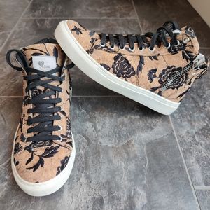 Vegan Cork High Tops (Embroidered & Waterproof)